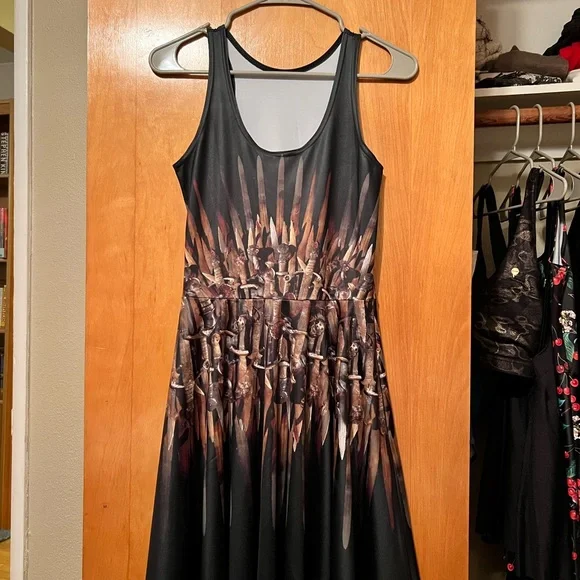 black milk dress Steve Madden Women's Smocked Fit & Flare Lotty Dress - Black main image 1